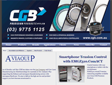 Tablet Screenshot of cgb.com.au