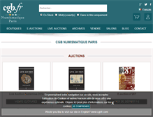 Tablet Screenshot of cgb.fr