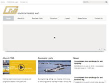 Tablet Screenshot of cgb.com
