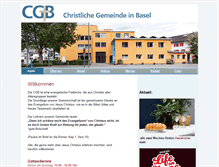 Tablet Screenshot of cgb.ch